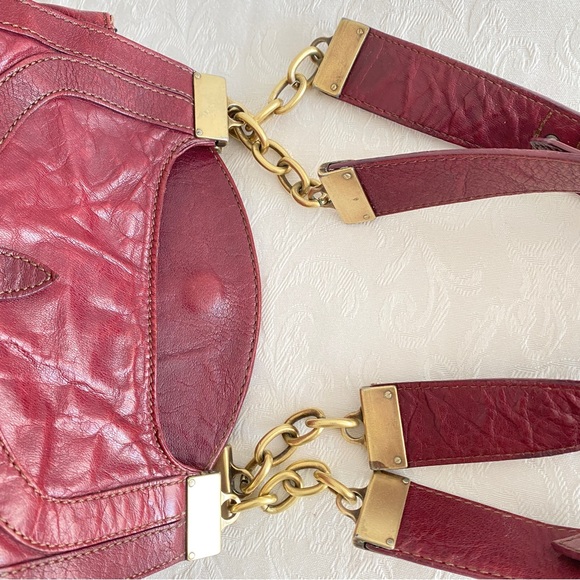 Dolce & Gabbana Burgundy 3 compartments bag - Picture 13 of 15